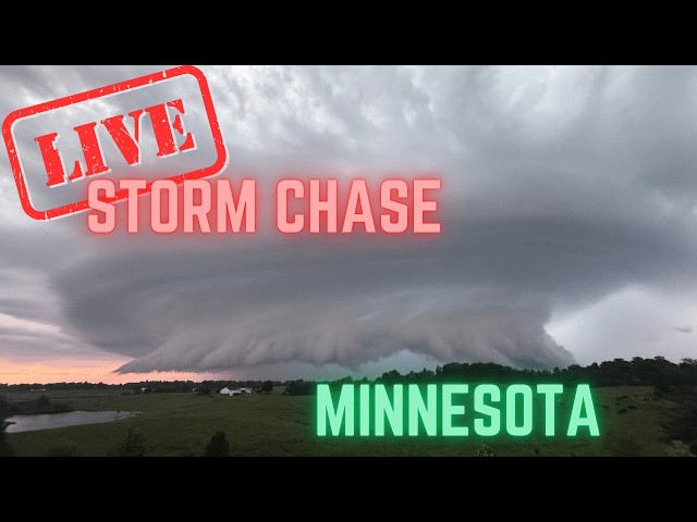 LIVE Tornado Threat Increasing in Minnesota | Dangerous Supercell Potential | Storm Chasing