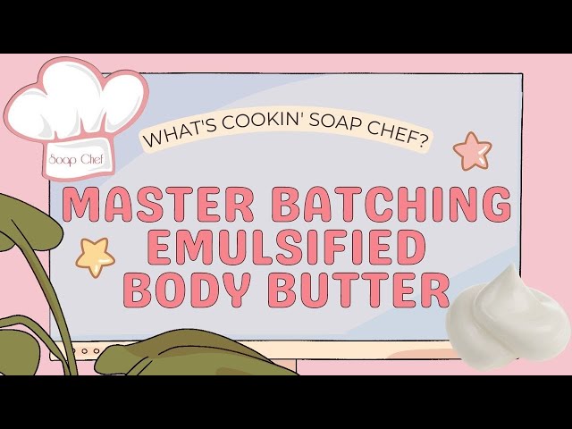 DIY Master Batching Body Butter infused w/Rosehips