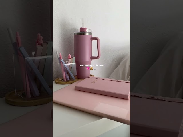 Study Day at Home 💘| Calm Productivity + Cozy Routine | Aesthetic Study Vlog