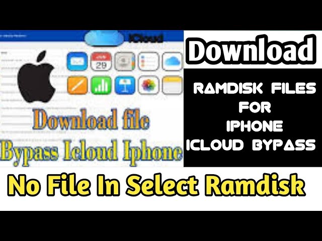 RAMdisk files Not Show in UnlockTool when select Ramdisk for iphone bypass