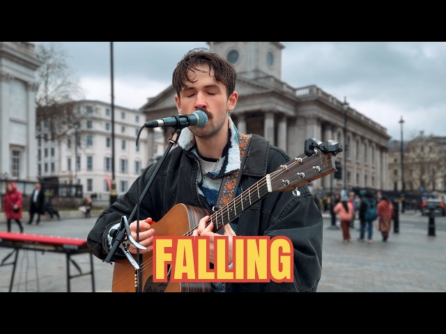 The Most EMOTIONAL Busking Performance in London | Harry Styles - Falling
