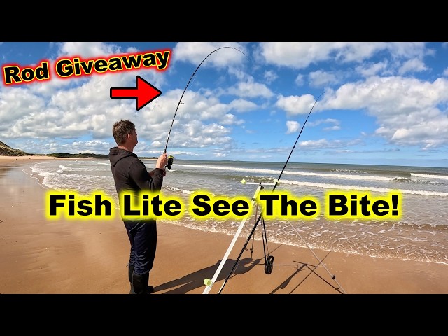 Fishing Light on The Beach Works and its FUN! - Shore Fishing UK