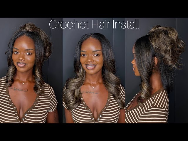 YES, IT’S CROCHET 😱 | Balayage Light Yaki Straight Human Hair Crochet Install | HOTBRAIDS