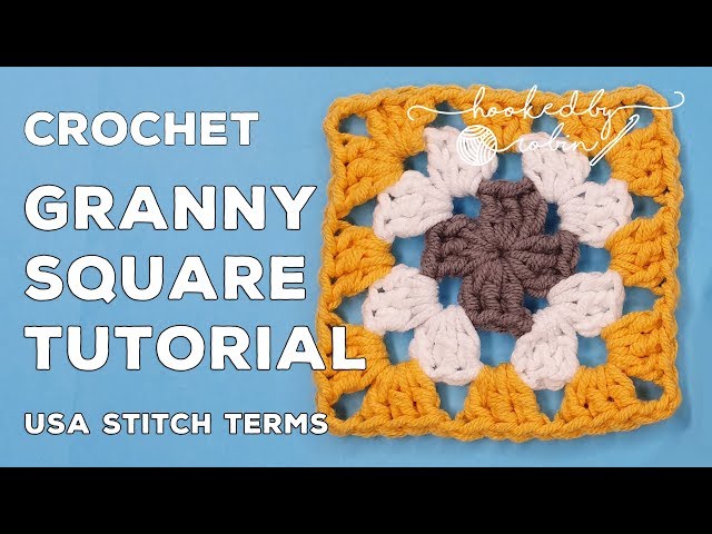 How to Crochet a Granny Square for ABSOLUTE BEGINNERS