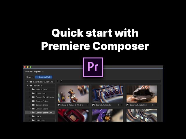 Premiere Composer - Quick Start Tutorial
