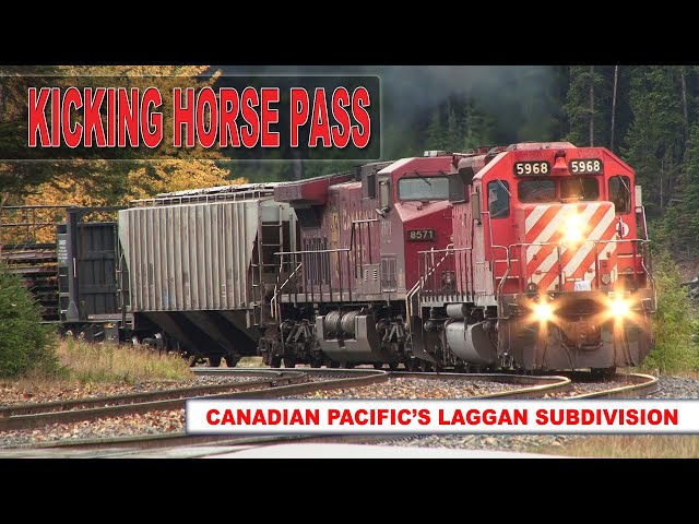 Kicking Horse Pass: La subdivisión Laggan de Canadian Pacific