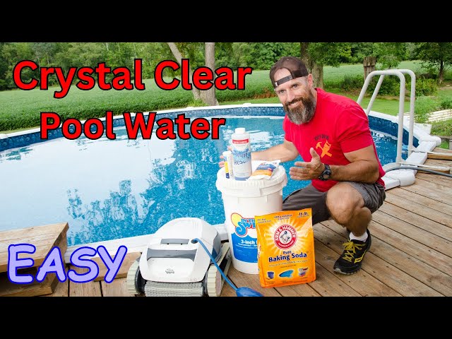How to keep your pool water CRYSTAL CLEAR (new video)