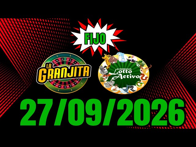 LOTTO ACTIVO AND GRANJITA PICKS FOR TODAY 09/27/2026 | WINNING NUMBERS