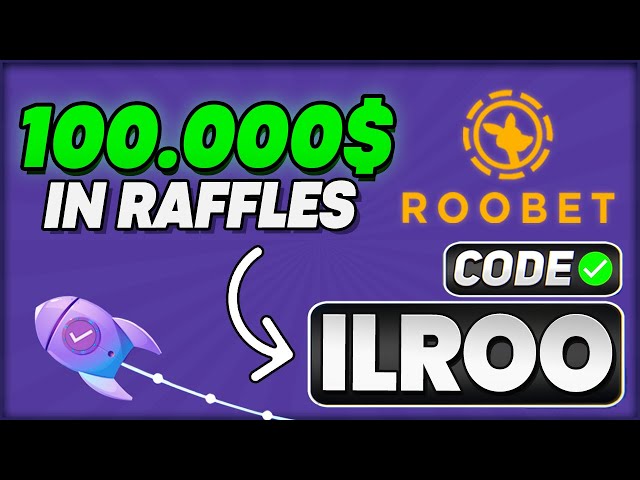 Roobet Promo Code "ILROO" — $100,000 in Raffles Weekly Rewards (Roobet Review 2025)