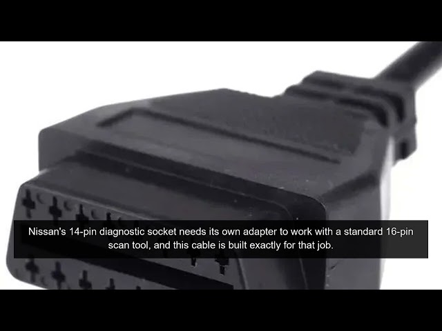 Nissan OBDII Diagnostic Cable: 16 Pin to 14 Pin Adapter for Diagnostics | Obd2Technology