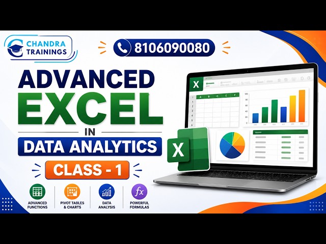 🚀 Master Advanced Excel for Data Analytics | Complete Course