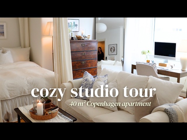 apartment tour 2026  │  inside my cozy 40 m² copenhagen studio