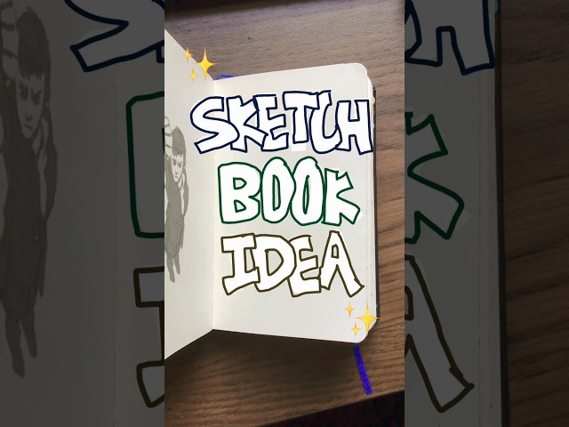 Cool sketchbook idea #shorts #art #sketchbook #drawing #artist #trending #viralvideo #fyp