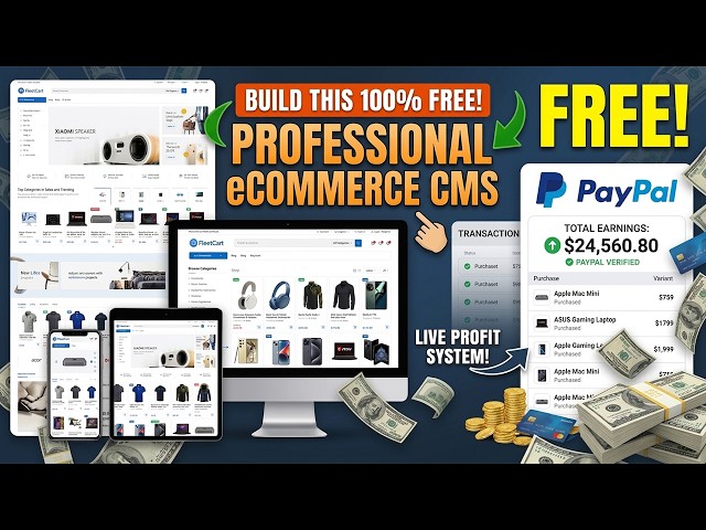 Free eCommerce Website Builder 2026 | Start Your Online Store & Make Money Fast