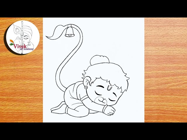 How to Draw Hanuman Bhagwan | Easy Drawing | Bajrangbali Sketch Step by Step