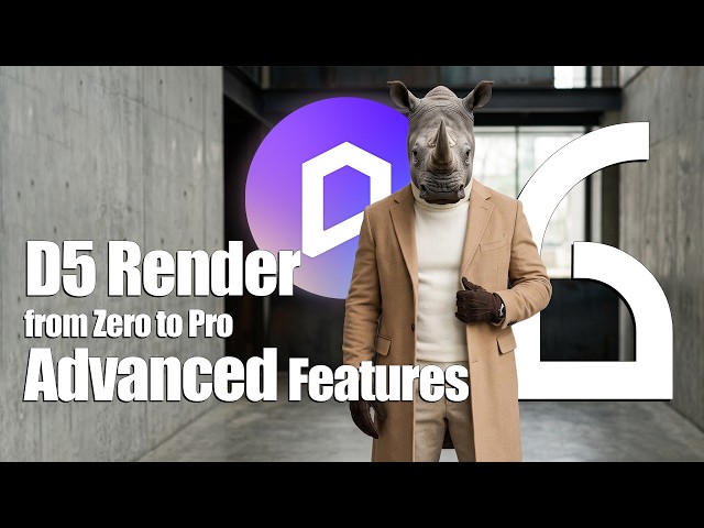 D5 Render for Beginners | Episode 6 — Advanced Features & AI Tools