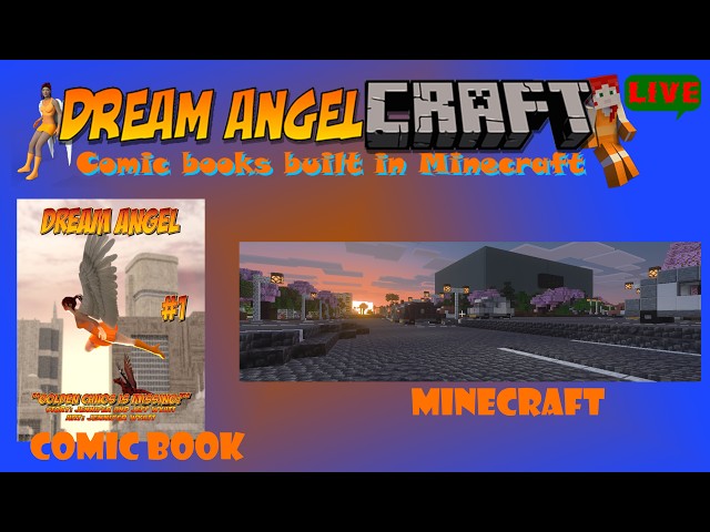Dream AngelCraft 457: roads, buildings and decorations!