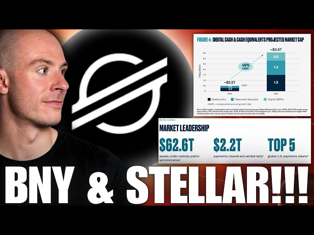 THIS IS BIG.... Stellar Lumens XLM And BNY Melon ($62.2 Trillion Assets Under Management) !!!!!