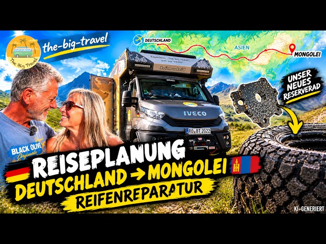 The NEW spare tire doesn't fit under the HERO 😱 Mongolia travel planning 🇲🇳 2027