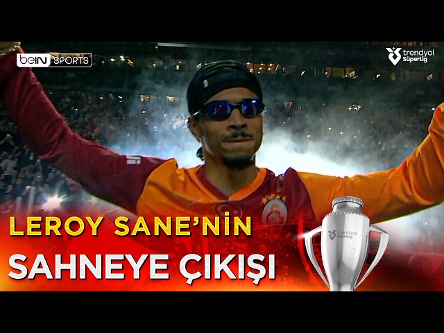 Leroy Sane's Stage Entrance Moments | Galatasaray's 26th Championship Celebrations