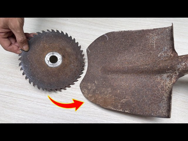 Don't throw away that old shovel! Turn it into a million-dollar tool/ Restoration tips