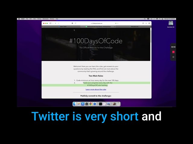 Why you should do the #100DaysOfCode challenge