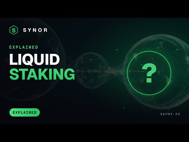 What Is Liquid Staking and How Does It Work? | Synor Crypto