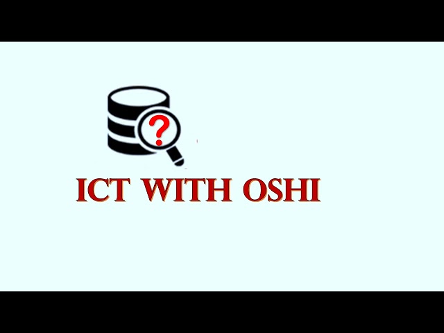 Ict with oshi - Introduction 