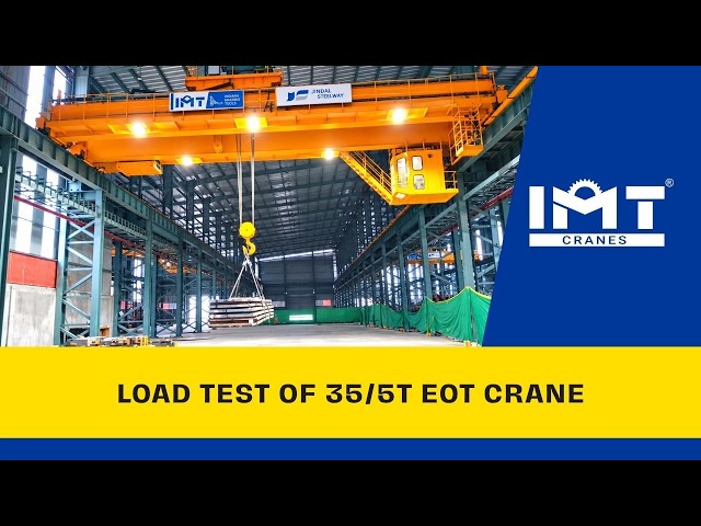 🏗️Load Test of 35/5T EOT Crane