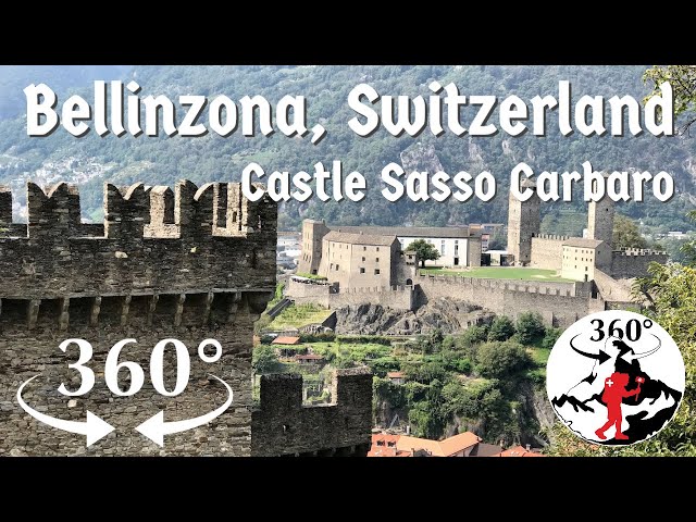 Explore Castle Sasso Carbaro in Bellinzona, Switzerland (Daily 360° VR Video)