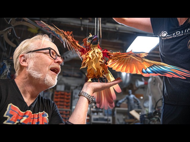 Adam Savage Stunned by the Mechanics of these Bird Puppets!