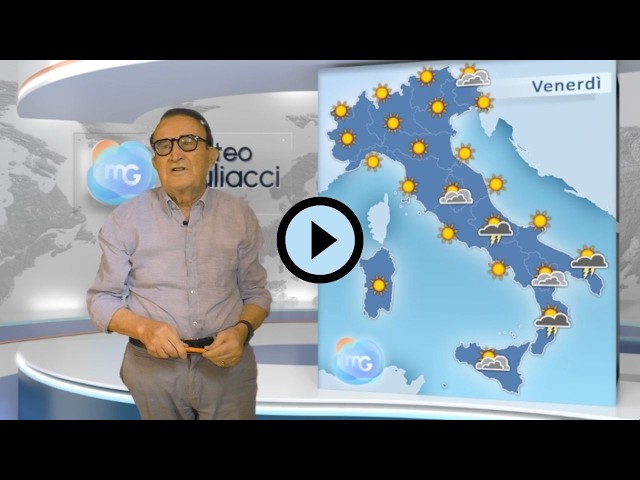 Weather forecast for Friday, July 24th. Just a bit of instability in the South