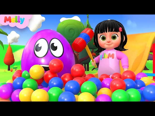 Surprise Eggs Kids Songs | Melly Nursery Rhymes & Kids Songs