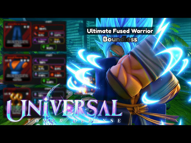 The BEST Build For BOUNDLESS Vegito (Ultimate Fused Warrior) In Universal Tower Defense X!