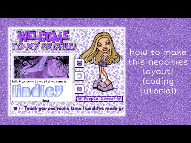 how to make this neocities layout - html & css tutorial