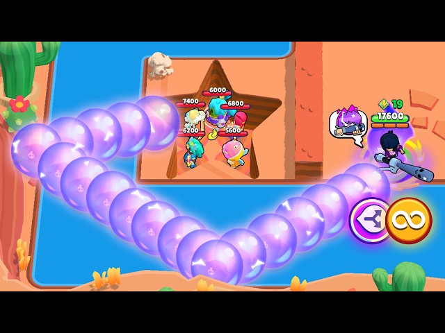 INFINITE HYPERCHARGE BUFFIE SUPERS DESTROY STARR NOVA TEAM 💀 Brawl Stars 2026 Funny Moments, Fails
