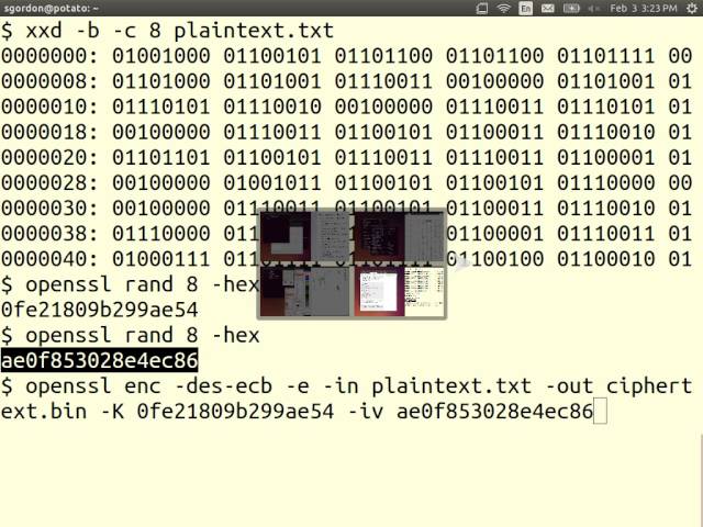 MITM and Brute Force Attacks on DES and AES (CSS322, L7, Y14)
