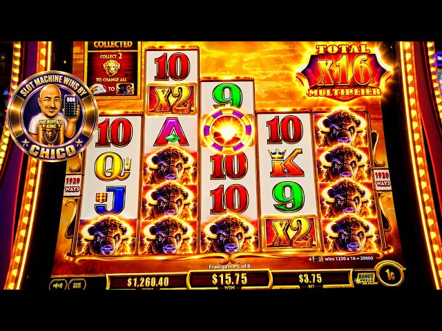 LAS VEGAS BUFFALO SLOT MACHINES WERE ON FIRE
