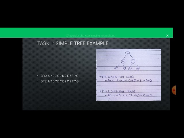 AI - Implementation of BFS and DFS search algorithm
