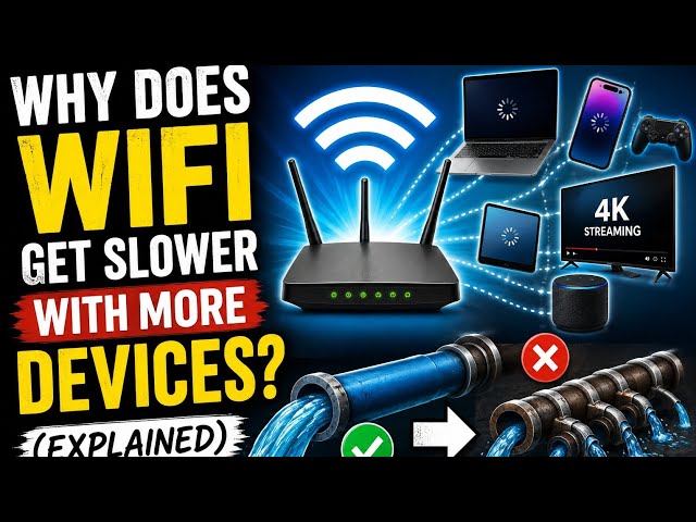 Why Does WiFi Get Slower With More Devices (Explained)