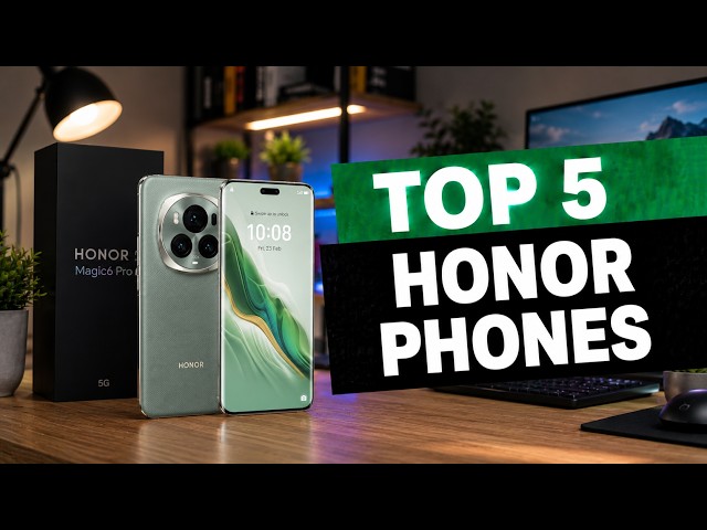 Los 5 MEJORES teléfonos Honor de (2026) | ¡No compres nada hasta ver esto!