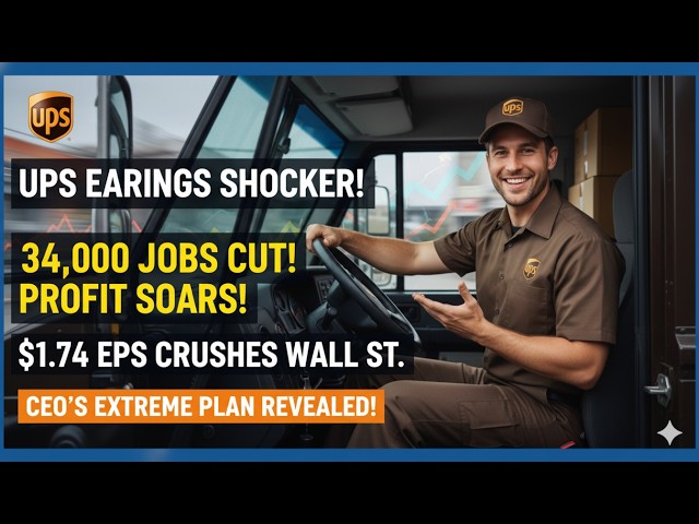 Why Did UPS Let Go 34000 People For Profit?