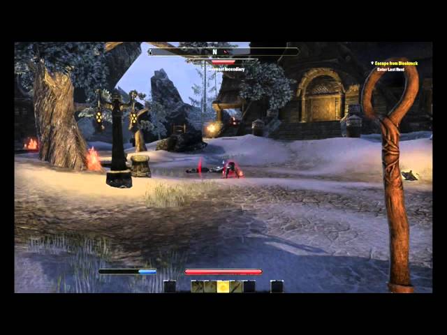 Elder Scrolls Online:Basic Templar Class Overview (ESO Beta Gameplay Analysis) #3 [HD]