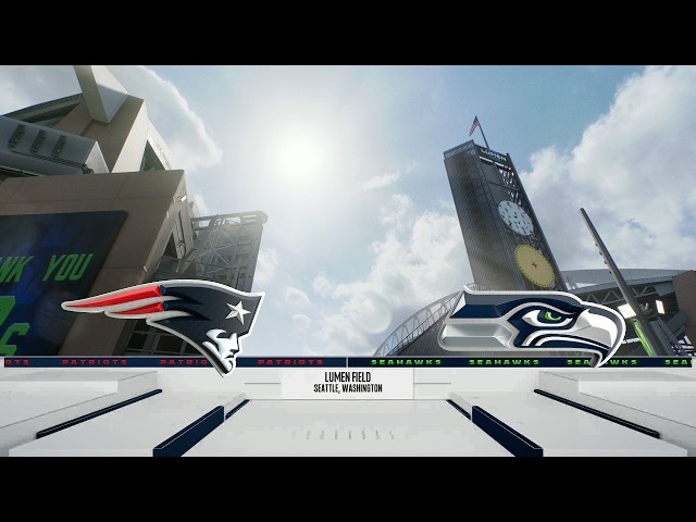 Madden 27 - New England Patriots @ Seattle Seahawks - Slider testing Part 3 (15 Min Quarters)