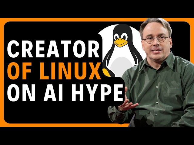 Linus Torvalds — Talks about AI Hype and Future of Linux