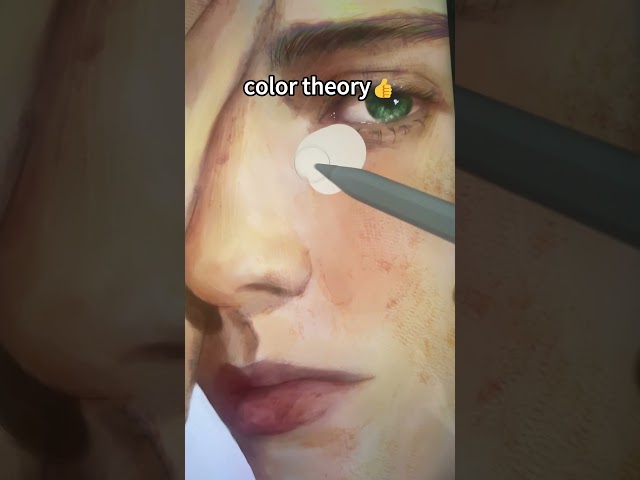 color theory makes ZERO sense #art #drawing #artist #painting #procreate#shorts