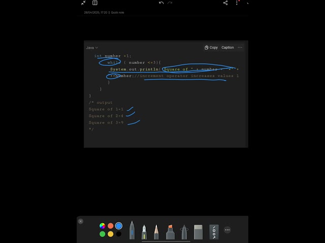 While loop Example I #Code #Programming