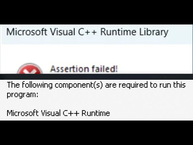 How To Fix Microsoft Visual C++ Runtime Error On PC