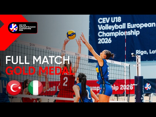 Full Match | Türkiye vs. Italy | CEV U18 Volleyball European Championship 2026 | Women