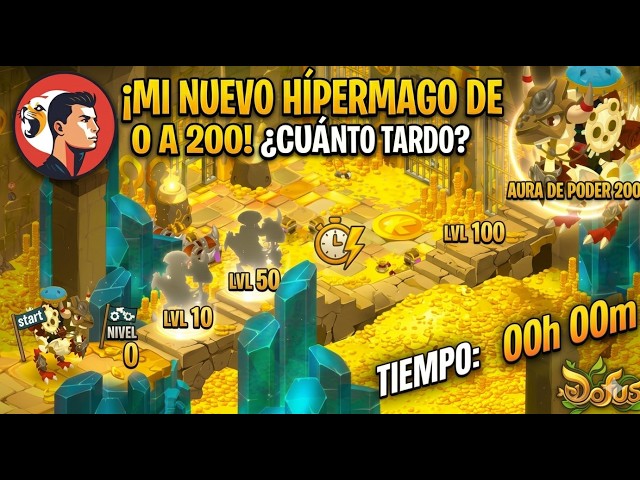 [DOFUS] FROM LEVEL 0 TO 200 | 90 BATTLES TO REACH LEVEL 200 | I CREATE A HYPERMAGE |